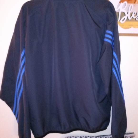 Adidas men's size M blue zip up jacket. - Picture 3 of 5